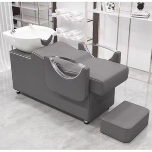 Chaise-lit de salon de coiffure avec bac à shampoing, mobilier de salon de coiffure, directement de l'usine - Product Image 5