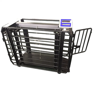 Balance pour bétail Veidt avec écran LCD 1,0 m x 1,0 m / 1,0 m x 1,2 m, capacité de 3000 kg, pour bovins, porcs, moutons, vaches, modèle TCS-H - Product Image 3