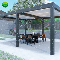 3 m x 5m 12 'x 20' 7x3 mètres blanc grand abat-jour en aluminium à persiennes terrasse pour extérieur 6x3 m pergola avec réglable