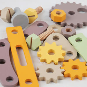 Ensemble d'outils de travail pour tout-petits, <span class=keywords><strong>mini</strong></span> établi en bois pour enfants, jouets de construction éducatifs, jeu de simulation de construction, ensemble d'outils - Product Image 6