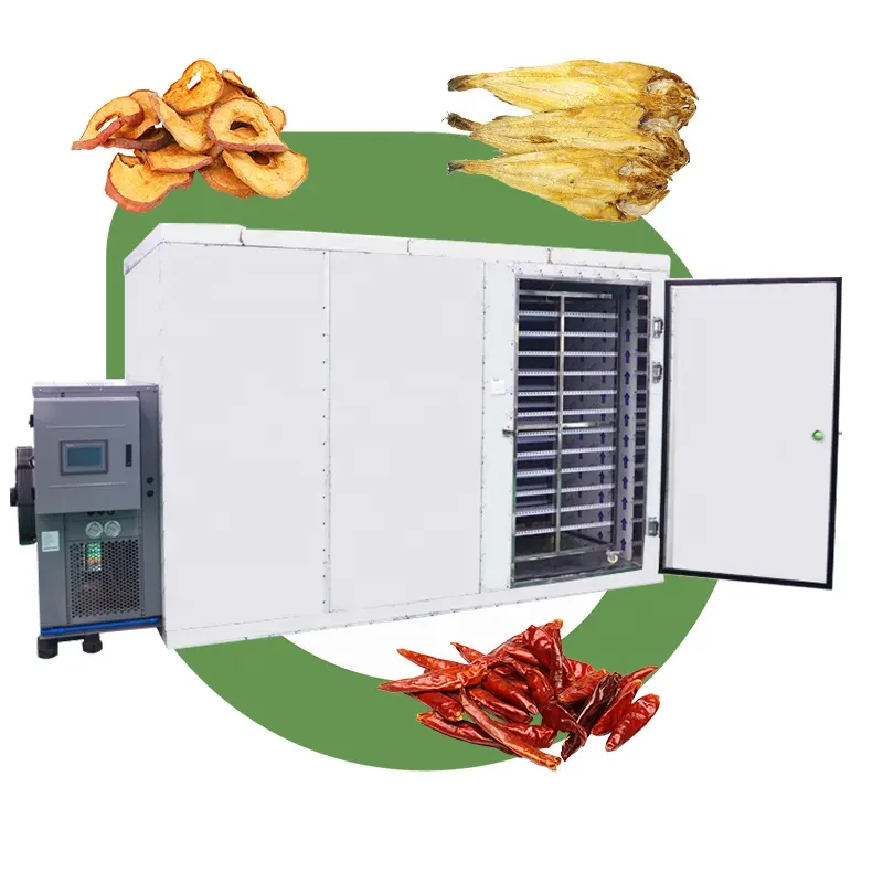 Mesin dehidrator pompa panas kulit buah mangga merica pisang tomat sayuran komersial industri untuk udara