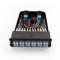 Panel MPO de 24/96 núcleos, caja de terminales de cable óptico, caja de distribución de Red FTTH, Panel de conexión de fibra óptica