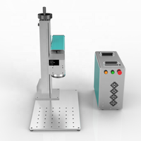 Gravure en profondeur de codes à barres en alumine, pièces de véhicule Scalpel médical, marqueur laser à fibre de Raycus rotatif personnalisé