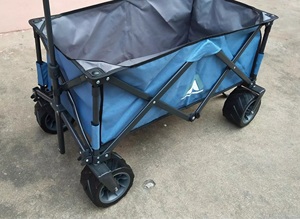 7x4 zoll flache kostenloser PU Solide schaum strand wagon klapp Warenkorb rad reifen mit kunststoff felge - Product Image 5