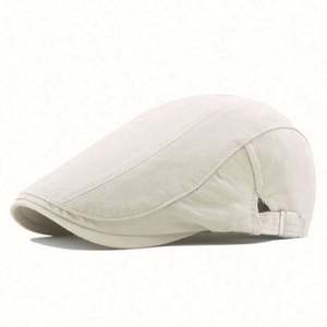 Gorra Plana Estilo Newsboy Vintage Ajustable 100% Algodón Casual Unisex Primavera Otoño Gatsby Ivy - Product Image 3