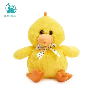 Adorabile giocattolo per bambini pollo seduto peluche pollo farcito piccolo pollo giallo peluche