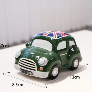 Dessin animé pvc voiture tirelires voiture forme résine tirelire tirelires pour enfants atm - Product Image 1