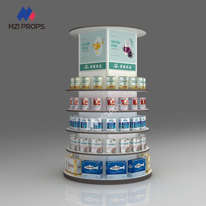 Étagères QMuS-QB-09 pour <span class=keywords><strong>pharmacie</strong></span> la nouvelle liste <span class=keywords><strong>armoire</strong></span> à colonnes rondes pour présentoir de <span class=keywords><strong>pharmacie</strong></span> pour étagère de magasin de luxe - Product Image 1