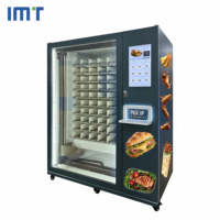 Distributeur automatique d'aliments chauds pour fast-food avec chauffage automatique Distributeur automatique d'aliments chauds pour boîte à lunch avec écran tactile