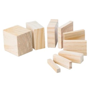 Bán Buôn New Zealand Gỗ Thông Phụ Kiện Trẻ Em Của Handmade DIY Mô Hình Làm Vật Liệu Cube Hình Chữ Nhật Nhỏ Khối Gỗ - Product Image 4