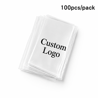 Bolsas Planas Transparentes de OPP con Logotipo Personalizado, Bolsas de Embalaje de Plástico con Parte Superior Abierta, con Grosor y Tamaño Personalizados