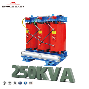 スペースイージー 50kva 150kva 200kva 乾式変圧器 7620v 13200v 120v 240v 自己冷却式二重高電圧 - Product Image 1