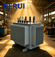 Transformateur de puissance triphasé à huile S22 à pertes ultra-faibles avec noyau en alliage amorphe et bobinage en aluminium-cuivre pour unité de distribution