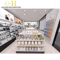 Vitrine compacte et élégante pour boutique de cosmétiques, comptoir de présentation de maquillage