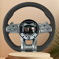 Volant en cuir marron pour Mercedes Benz W205 W206 W213 W222 W223 W167 X253 C257 C118 W463 V167 X247 C238