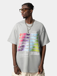 Camiseta Casual de Manga Corta para Hombre, de Punto, Talla Grande, Color Sólido, Cuello Redondo, Personalizable, 100% Algodón, Transpirable y Ecológica - Product Image 6