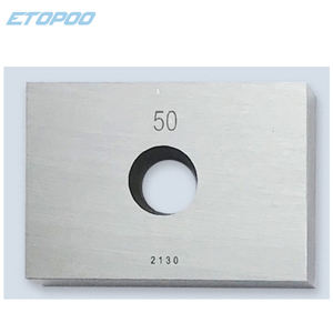 มาตรวัดแบบมีรูขนาด50มม. วัดได้แม่นยำเครื่องวัดขนาดแบบมีรูขนาดเหลี่ยมวัดโลหะบล็อกเกจแบบมีรูพรุนคุณภาพสูง - Product Image 1