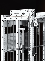 Rack de musculation multifonctionnel complet en acier inoxydable 304, style câble, pour intérieur, unisexe, avec machine Smith et rack à squats, 250 cm