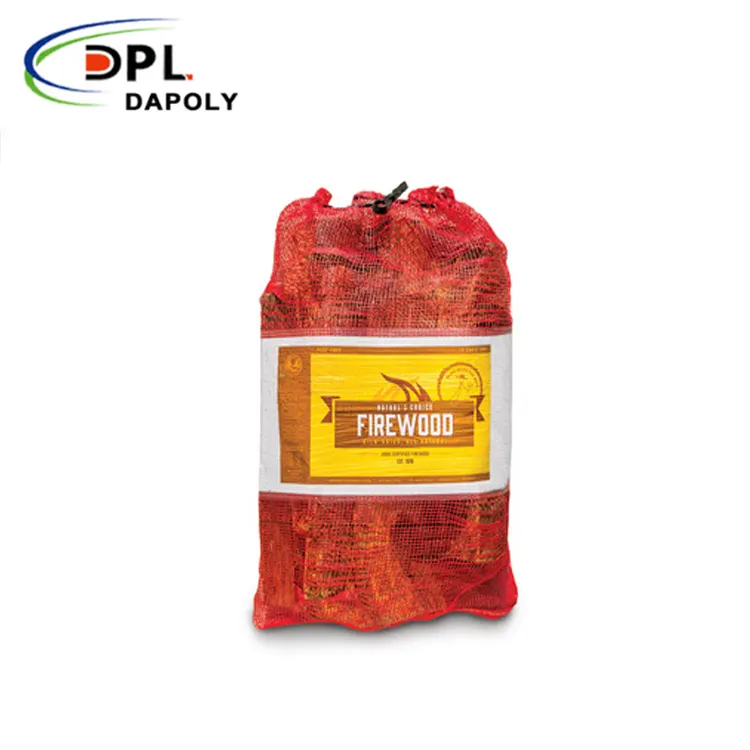 China manufacturer HDPE plastic polypropylene onion raschel sacks pp leno mesh bags