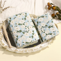 A6 y B6, cubierta de tela de tulipán y Gardenia, cuadernos de diario de viaje, cuadernos de regalo para estudiantes