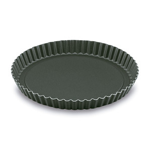 Stampo per dolci staccabile nero da 23 cm per crostata, quiche e torta - Product Image 1