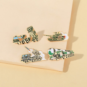 Ensemble de broches pour véhicule militaire Autonomie, badges en métal pour accessoires de mode unisexe - Product Image 2