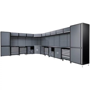 Gabinete de Herramientas Personalizable Multifuncional de Acero Inoxidable con Acabado en Polvo de Hierro, Combinado con Almacenamiento para Garaje o Taller, Caja de Herramientas OEM - Product Image 1