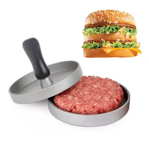 Presse à hamburgers antiadhésive en aluminium, fabricant de galettes pour barbecue