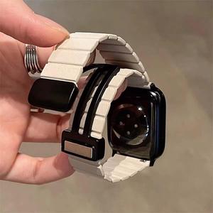 Correa de Reloj de Cuero de Doble Uso, Deportiva y Ejecutiva, de Piel de Vaca de Primera Capa, Compatible con <span class=keywords><strong>Apple</strong></span> <span class=keywords><strong>Watch</strong></span> Ultra 2 S11 S10 38 40 41 44 45 49mm - Product Image 5