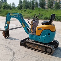 Miniexcavadora Usada para Movimiento de Tierras, Modelo U008, Importada, Original, Motor y Bomba de 3 Toneladas, Año 2007