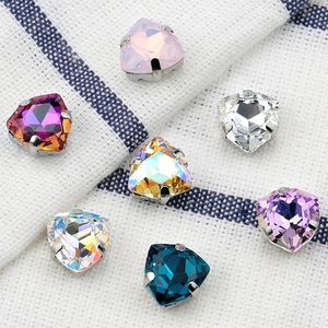12mm 24 colores nueva garra Popular coser en diamantes de imitación de cristal de alta calidad coser piedra diamantes de imitación para accesorios Diy - Product Image 5