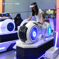 Simulateur de course de moto VR HEROVR Mini, facile à utiliser, pour parc d'attractions, maison, divertissement intérieur/extérieur, en métal, 14 jeux