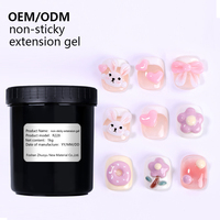 Gel Solide Nude Couleur Claire Marque Privée 12 Couleurs Pots de Gel Constructeur Sans HEMA Sans TPO Conception de Logo Gratuite pour Salons Professionnels