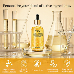 Siero Idratante e Nutriente con Acido Ialuronico e Oro 24K per la Cura del Viso, Prodotti di Bellezza per Etichetta Privata - Product Image 5