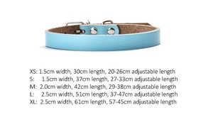 <span class=keywords><strong>Collar</strong></span> de perro de cuero de vaca pequeño y mediano <span class=keywords><strong>Collar</strong></span> de perro de toro elegante con ajuste cómodo - Product Image 3