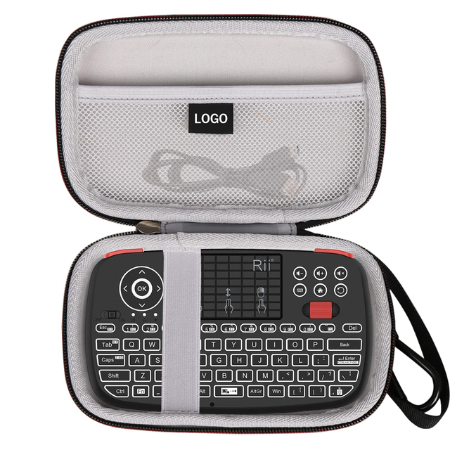 New Arrival Custom Portable Black Hard Shell Eva Case Travel Storage Box for Mini Bluetooth Keyboard (Only Case)
