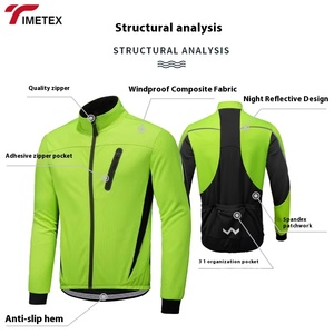TIMETEX eco-friendly Poly giacca abbigliamento sportivo Casual di buona qualità antivento antibatterico per Mountain bike motociclismo - Product Image 2