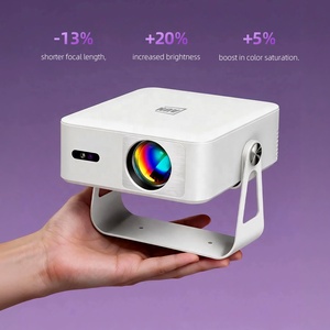 Projecteur LED 4K Android 12 le plus récent, 1080P MINI Portable LCD WIFI 6 pour Haut-parleur HIFI Netflix Correction automatique de la distorsion trapézoïdale Contes pour enfants A005S - Product Image 2