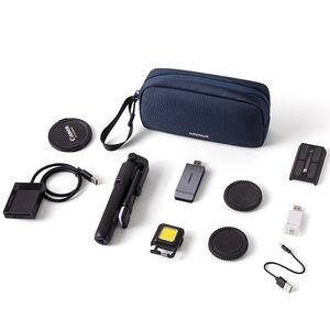 Bolsa de almacenamiento de cables InfoVault, rectangular, con múltiples compartimentos, para viajes, accesorios electrónicos, estuche organizador, gris, azul marino, rosa - Product Image 3