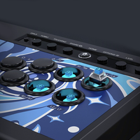 Manette de jeu d'arcade pour Android TV/Nintendo Switch/PS4, Fightstick avec joystick et 8 boutons