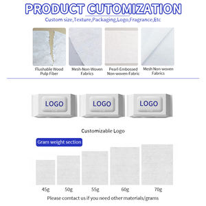 Toallitas Húmedas para el <span class=keywords><strong>Cuidado</strong></span> de Adultos Mayores, Toallitas Corporales Limpiadoras y Desodorantes Sin Enjuague, Suaves e Higiénicas para Uso en el Hogar - Product Image 2