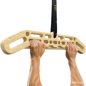 Powerful Wooden Finger Board Oak Indoor Pull Up Training Equipment For Men Back Workout <b>Home</b> <b>Gym</b> <b>System</b> - Product Image 2