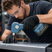 Kit avec batterie, vis auto-taraudeuses 4 en 1, perçage et vissage, pour la rénovation et la menuiserie, ODM et OEM