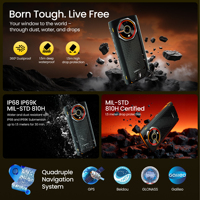 Nuevo Teléfono Resistente LAGENIO Panthen2 Pro Original, 24GB+256GB, 8MP+50MP, Batería de Gran Capacidad de 5150mAh