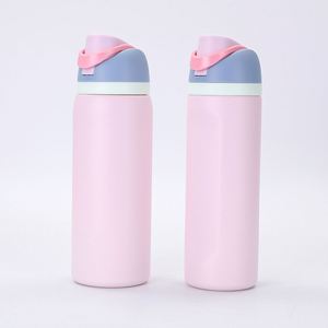24oz/32Oz Custom Logo Eco-Friendly Double Wall Insulated 304 Stainless Steel Adult <b>Sports</b> <b>Water</b> <b>Bottle</b> Lid Handgrip Temperature - Product Image 2
