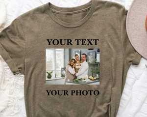 T-shirt personnalisé avec logo, image, texte, photo, tendance TikTok 2025, design gratuit, cadeau pour meilleur ami, t-shirt familial - Product Image 3