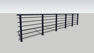 フェンシングパネルスチール<span class=keywords><strong>Palisade</strong></span>マットフェンスデザインゲートポスト亜铅メッキ金属スチールフェンスポール - Product Image 6