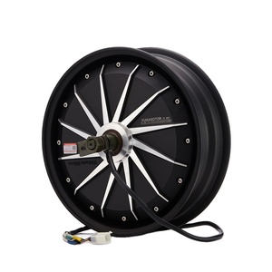 Hot Sale 12Inch High Power 72V 4000W Magnet Brushless Hub Motor <b>Kits</b> IP67 Waterproof for Scooter Motorcycle YM-HY-124000 Super P - Product Image 2