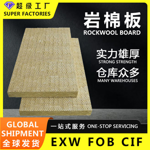 Rock <b>Wool</b> Board <b>Thermal</b> Insulation 800-1000C Refractory Building Exterior Wall Material - Product Image 2
