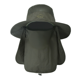 قبعة على شكل دلو للرجال والنساء البالغين قابلة للطي للأماكن الخارجية Upf 50 Uv قبعة مع حماية من الشمس والمسماة Boonie مع حماية للرقبة - Product Image 2